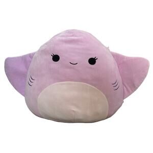 Purple Stingray Squishmallow 14"